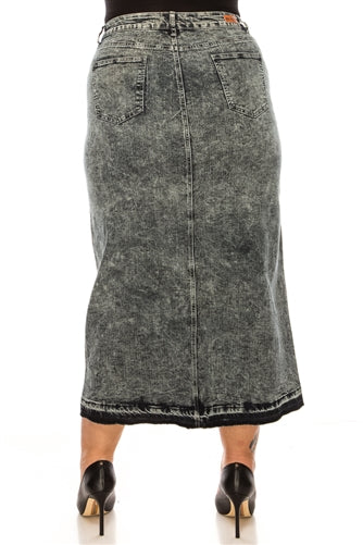 PreOrder  Black Snow long skirt
